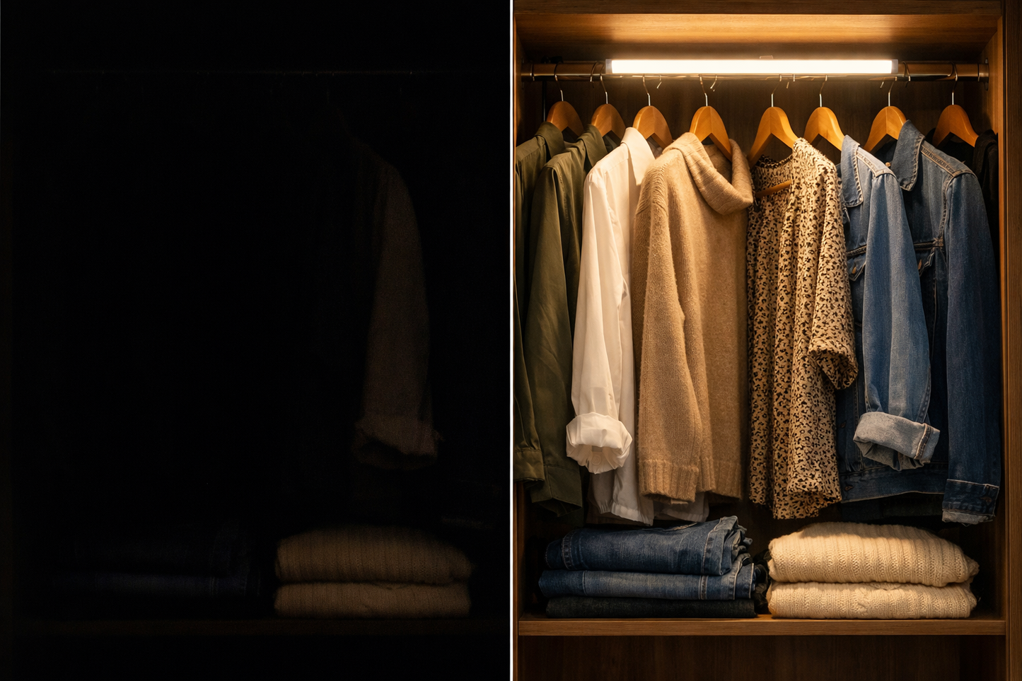 Smart Motion Sensor LED Light – Wireless & Rechargeable